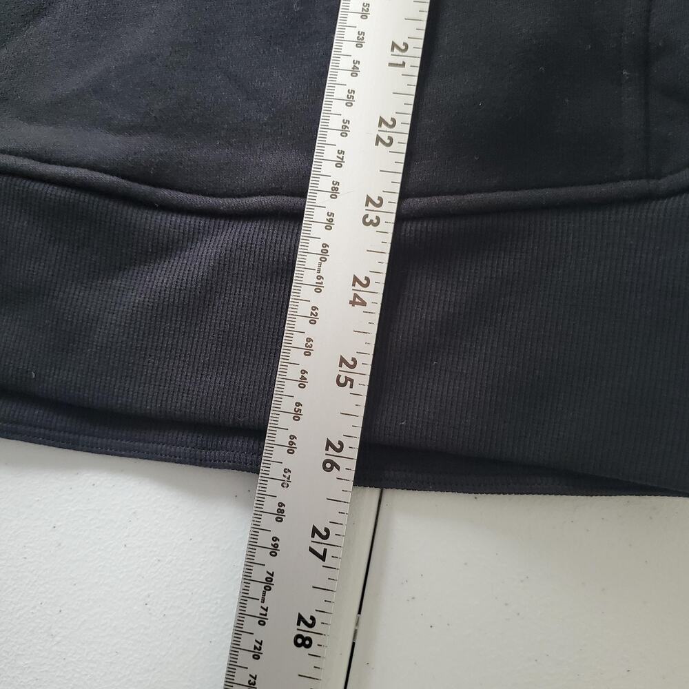 Lululemon Sweatshirt Womens Medium Large Gray 1/2 Zip Fleece Pullover Mock Neck - Picture 5 of 7